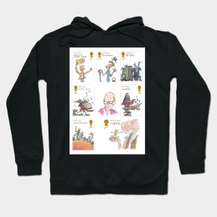 Roald Dahl Stamp collection Art Hoodie